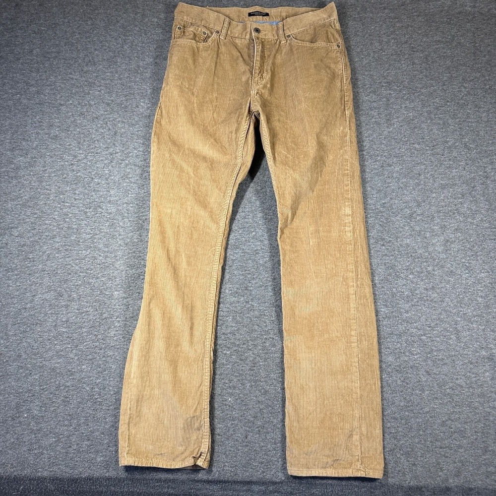 Banana Republic Corduroy Chino Pants Mens Size 33X34 Light Brown